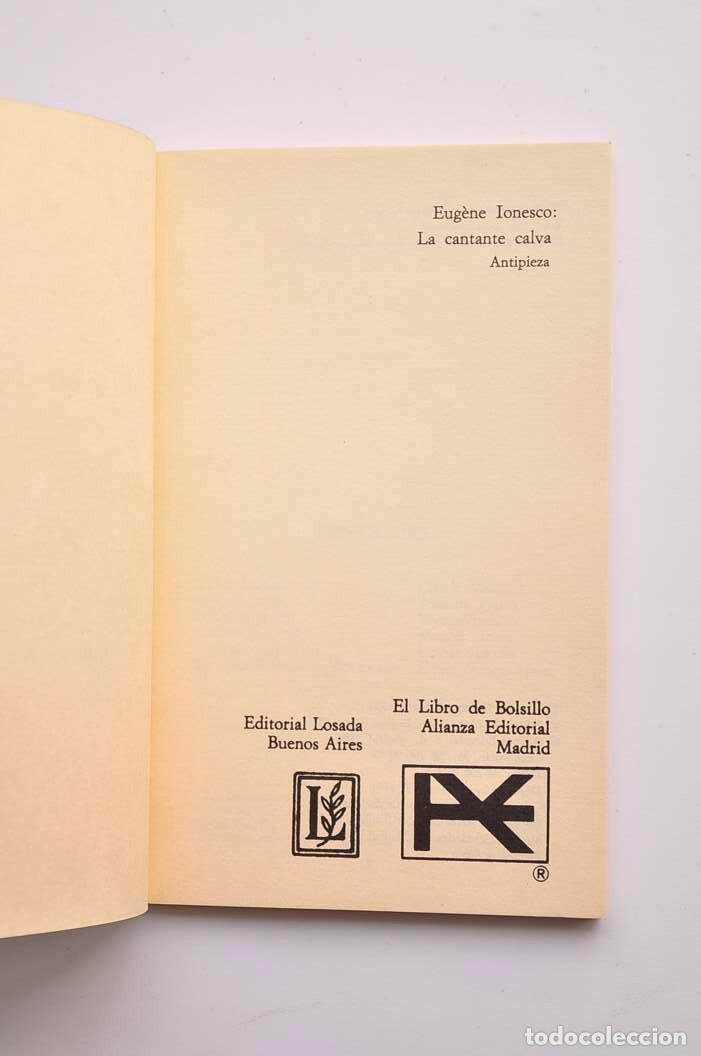 Libros: La cantante calva. Antipieza - IONESCO, Eug&egrave;ne - Foto 2