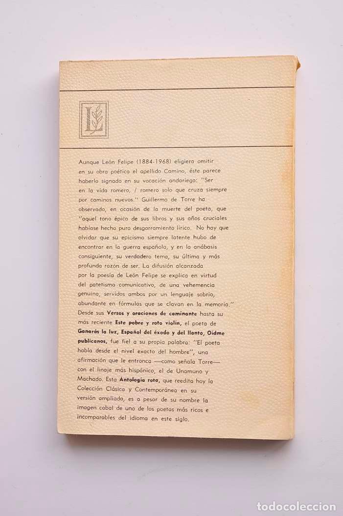 Libros: Antolog&iacute;a rota - FELIPE, Le&oacute;n - Foto 4