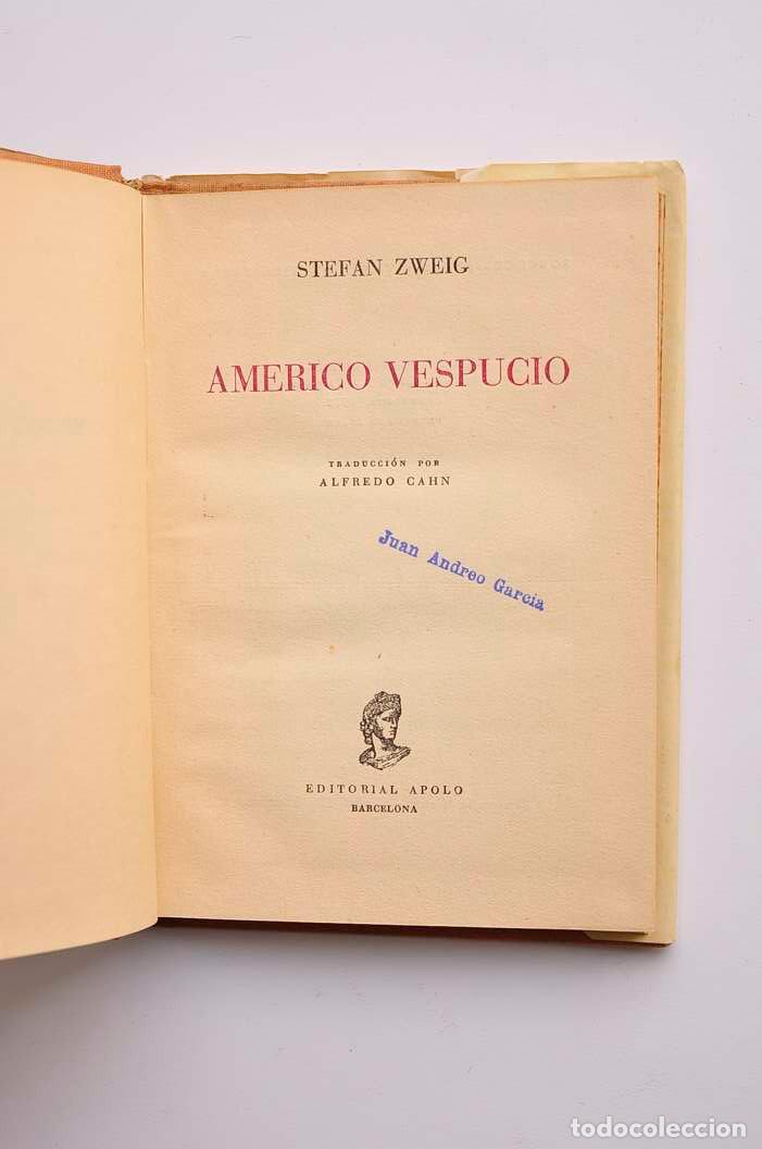 Libros: Americo Vespucio - ZWEIG, Stefan - Foto 3