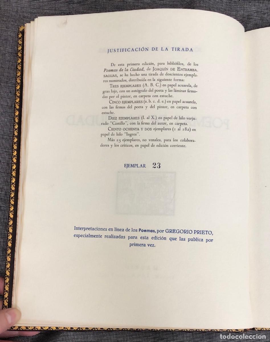 Libros: Poemas de la ciudad - Entrambasaguas, Joaqu&iacute;n de - Foto 3