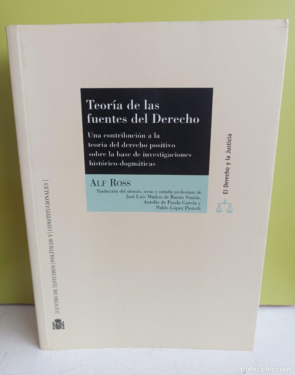 Libros: Teor&iacute;a de las fuentes del Derecho Alf Ross - Foto 1