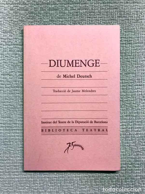 Libros: Diumenge - Michel Deutsch - Foto 1