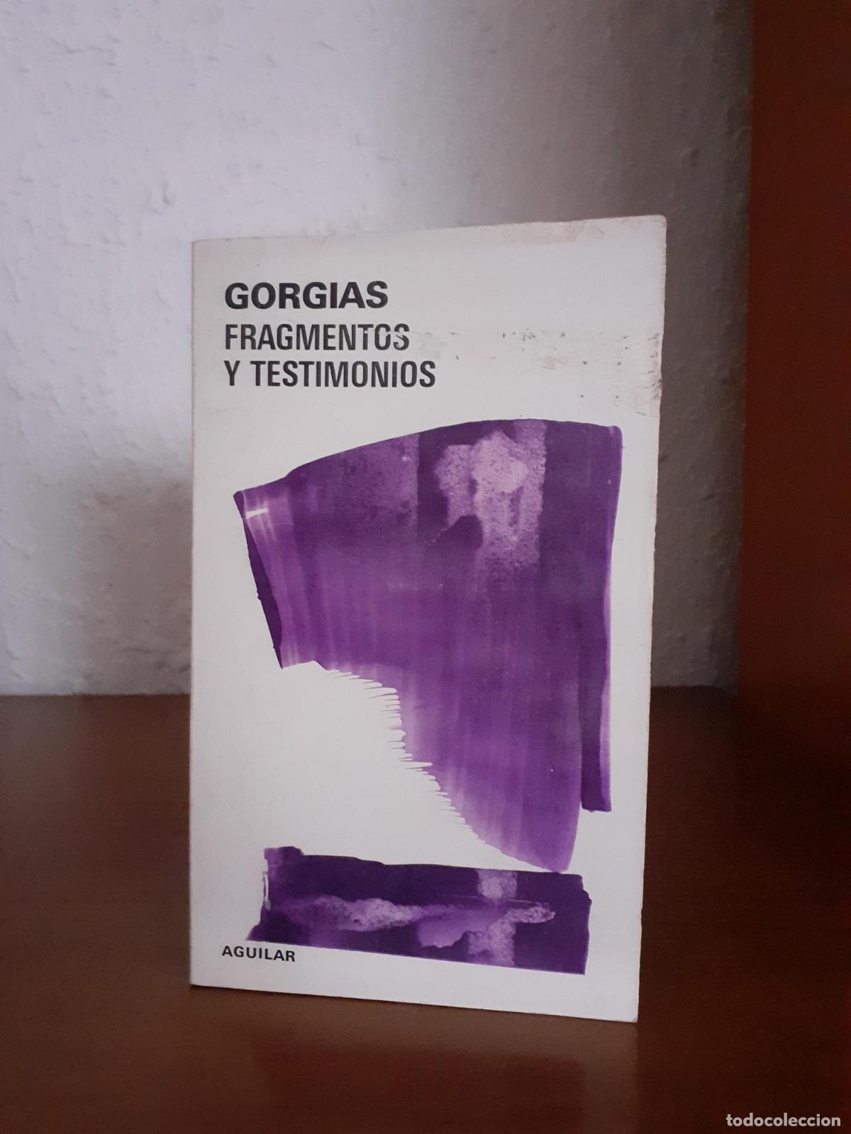 Libros: Fragmentos y testimonios - Gorgias - Foto 1