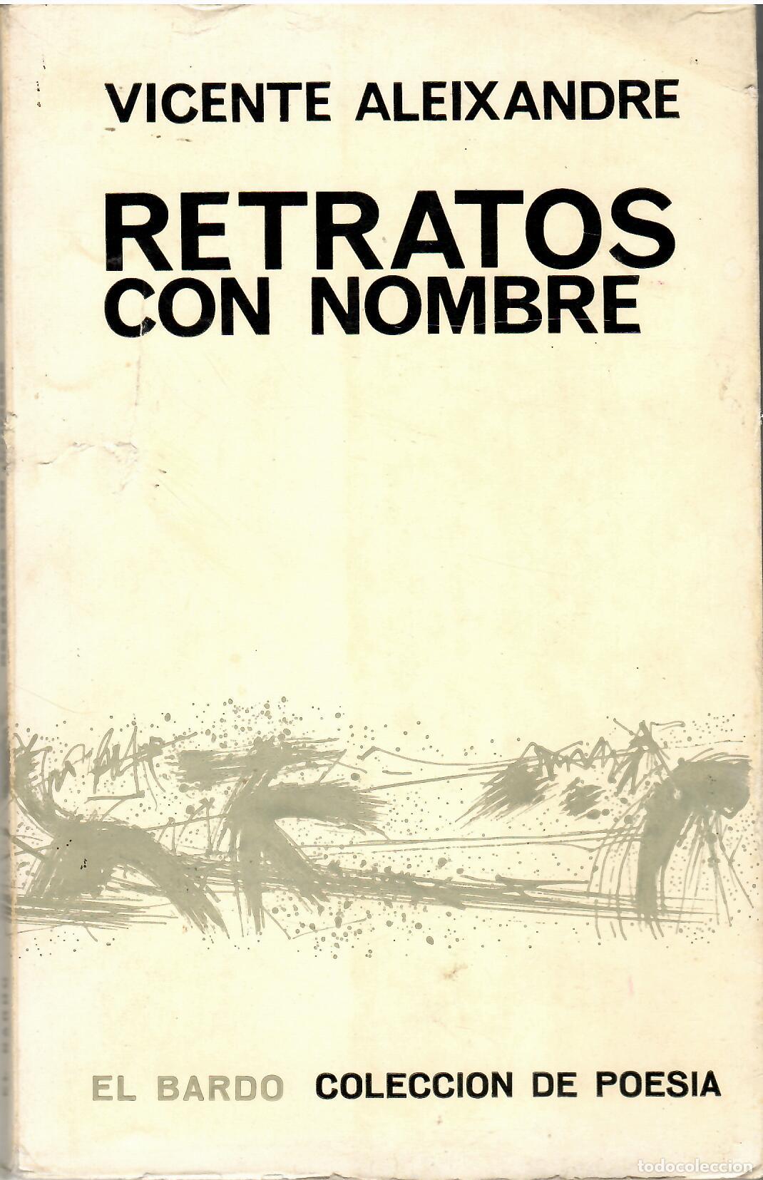Libros: Retratos con nombre. - Vicente Aleixandre. - Foto 1