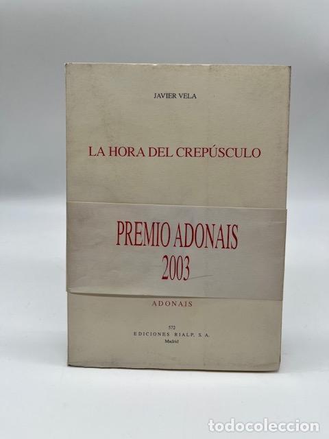 Libros: VELA, Javier - La hora del crep&uacute;sculo. - Foto 1