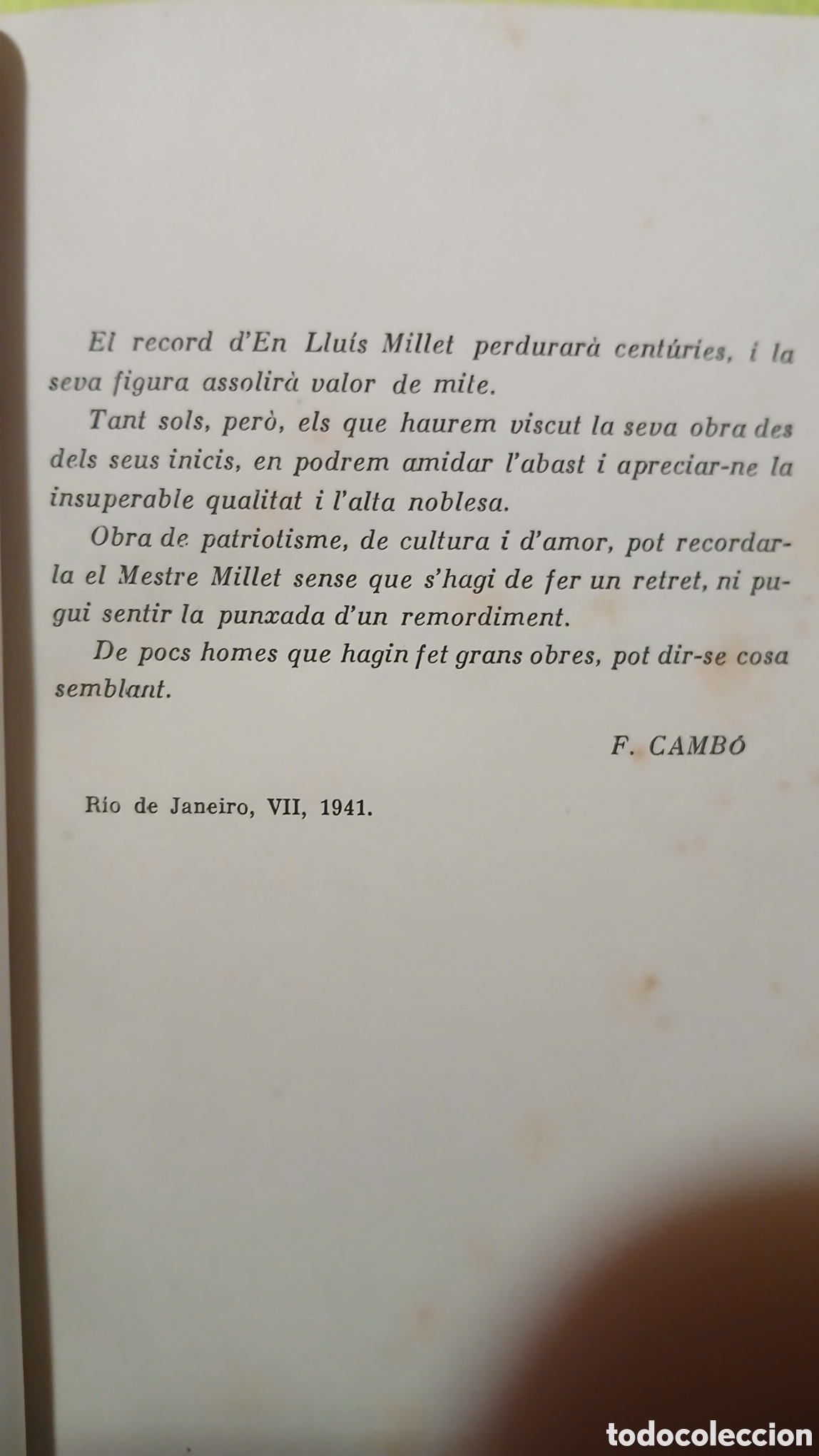 Libros: Cantaire de Catalu&ntilde;a, Luis Millet - Foto 7