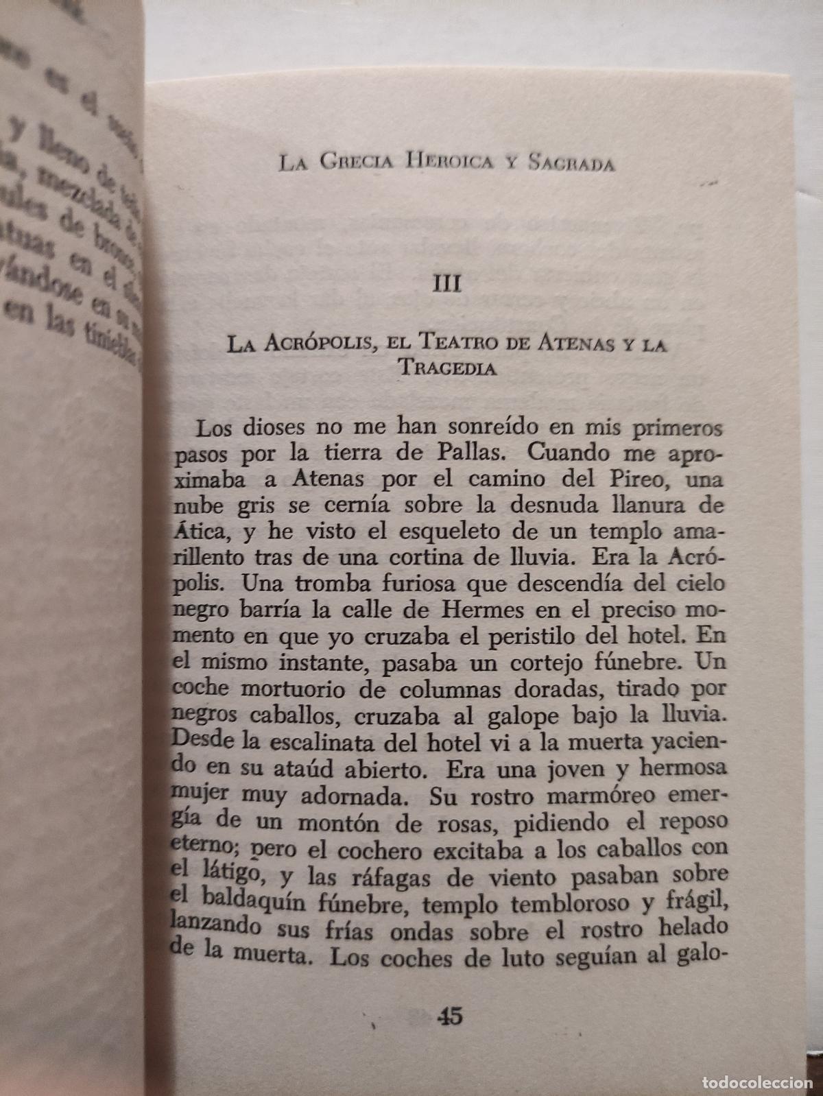 Libros: LA GRECIA HEROICA Y SAGRADA - EDUARDO SCHURE - Foto 3