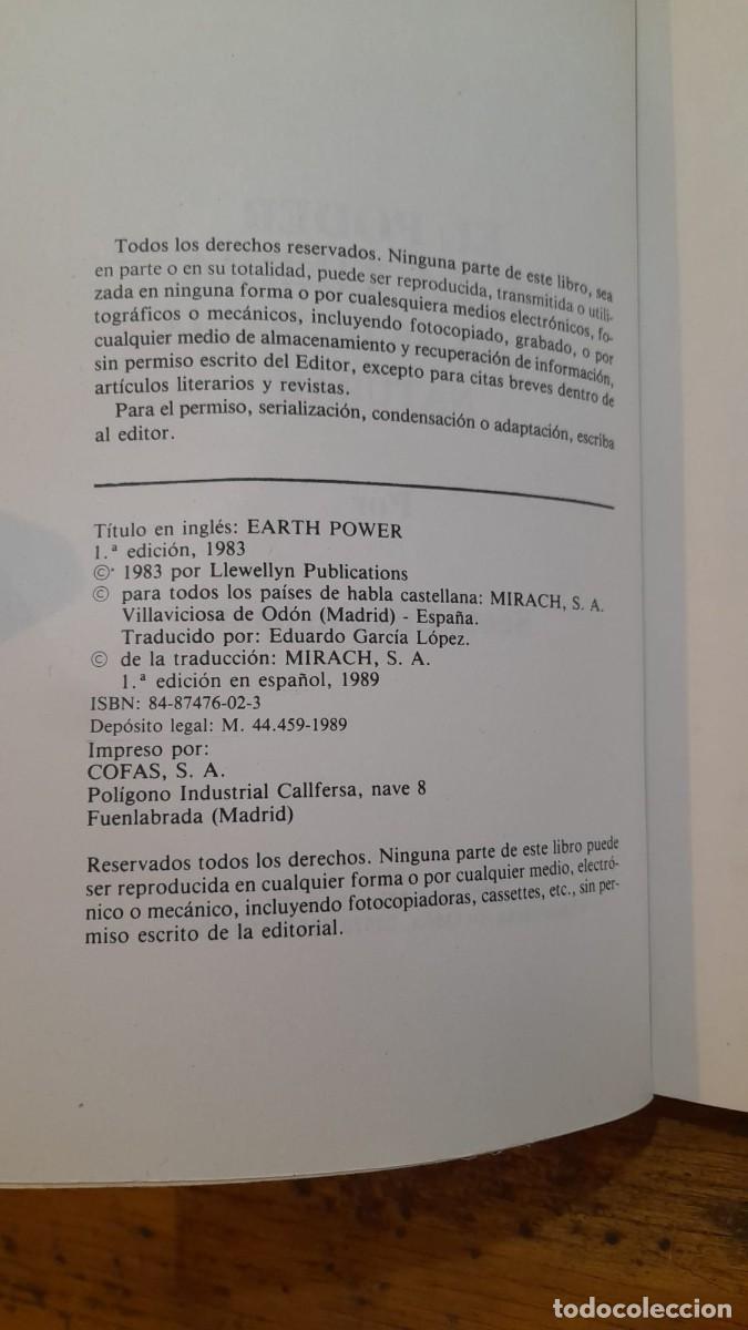 Libros: El poder de la tierra, Scott Cunningham &iexcl;Primera Edici&oacute;n! - Foto 2