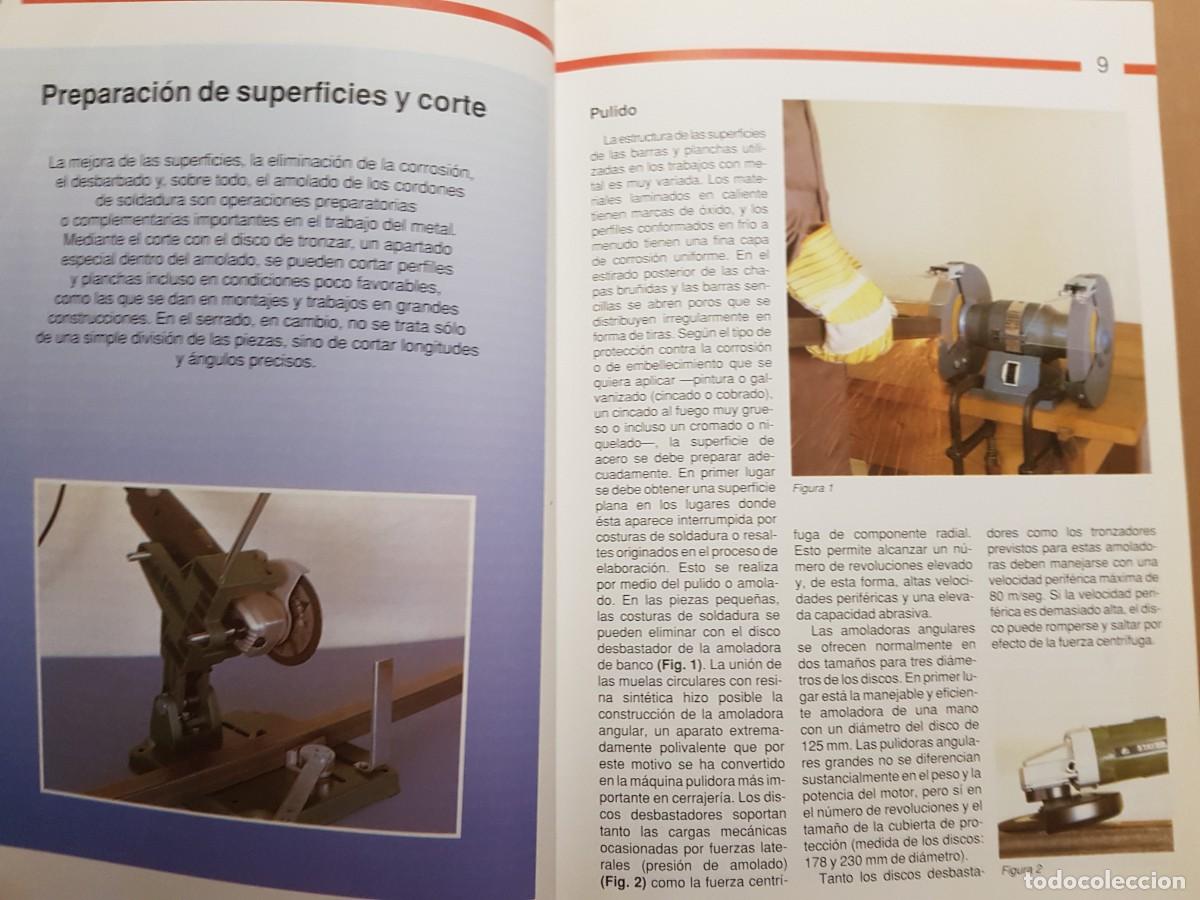 Libros: IMPECABLE - TRABAJOS EN METAL - OTTO MAIER - ED. CEAC (ILUST) - Foto 5