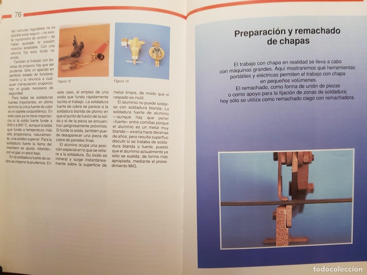 Libros: IMPECABLE - TRABAJOS EN METAL - OTTO MAIER - ED. CEAC (ILUST) - Foto 12