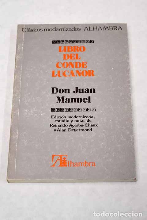Libros: Libro del Conde: Don Juan Manuel.- Don Juan Manuel - Foto 1