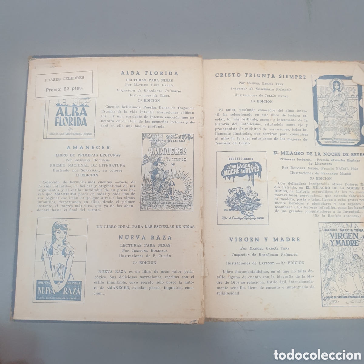 Libros: FRASES CELEBRES ANTONIO J.ONIEVA - Foto 3