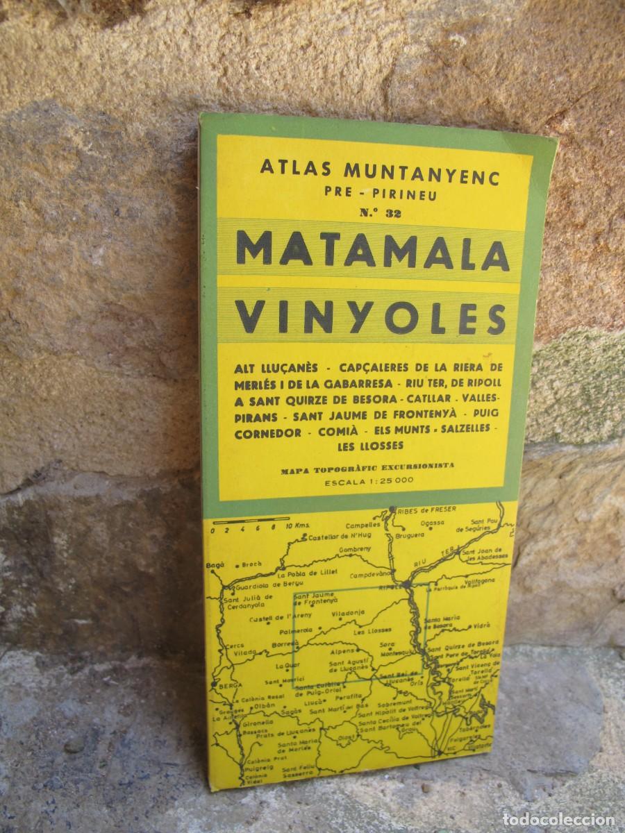 B&uuml;cher: MATAMALA VINYOLES. ATLAS MUNTANYENC PRE-PIRINEU N&ordm; 32 ALT LLU&Ccedil;ANES, RIU TER DE RIPOLL, LES LLOSES,