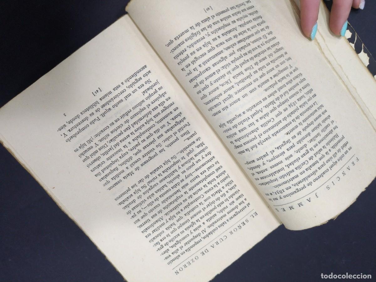 Libros: EL SE&Ntilde;OR CURA DE OZERON. - JAMMES, Francis. - Foto 5