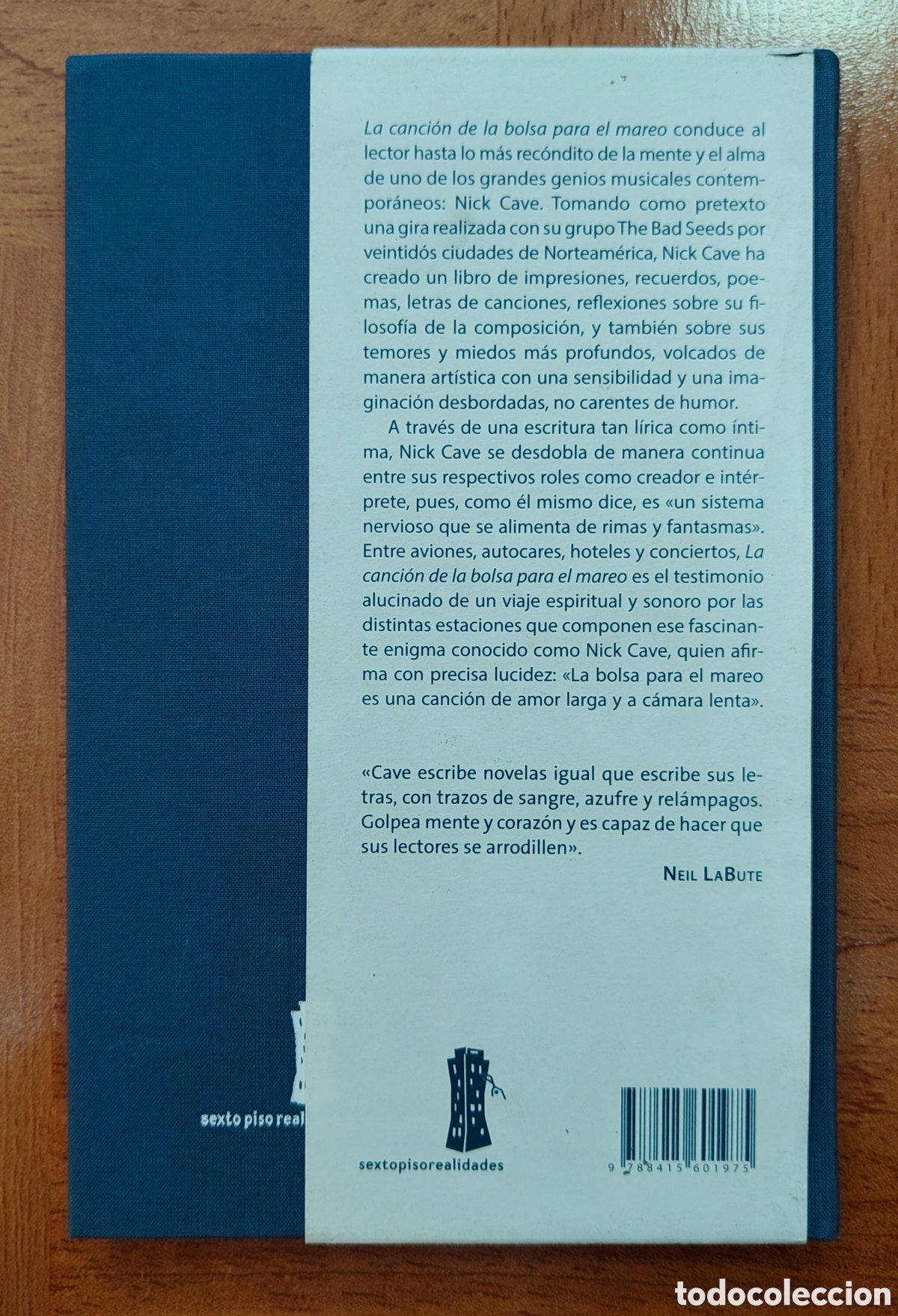 Libros: La Canci&oacute;n de la Bolsa para el Mareo - Nick Cave - Foto 3