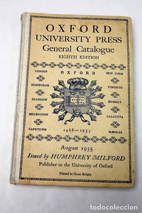 Libros: General catalogue: : Oxford University Press. - Foto 1