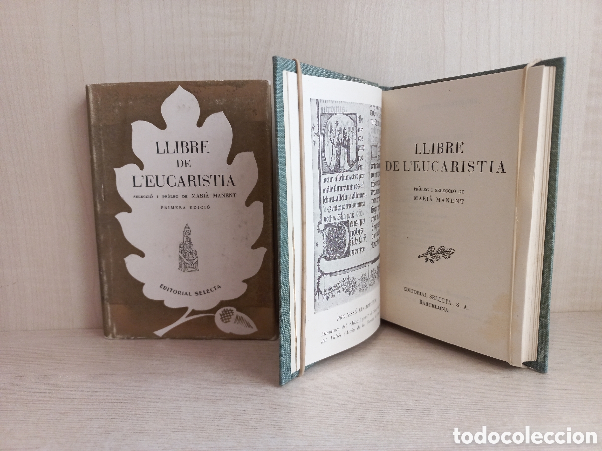 Libros: Llibre de leucaristia. Mari&agrave; Manent. Selecta, 1952. Catal&aacute;n. - Foto 5
