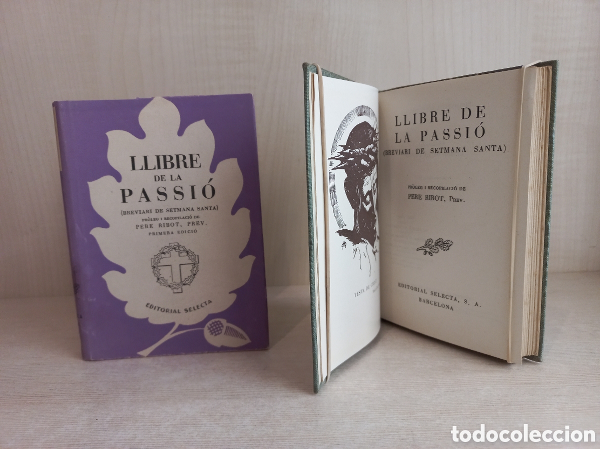 Libros: Llibre de la Passi&oacute;. VVAA. Selecta, primera edici&oacute;n, 1953. Catal&aacute;n. - Foto 5