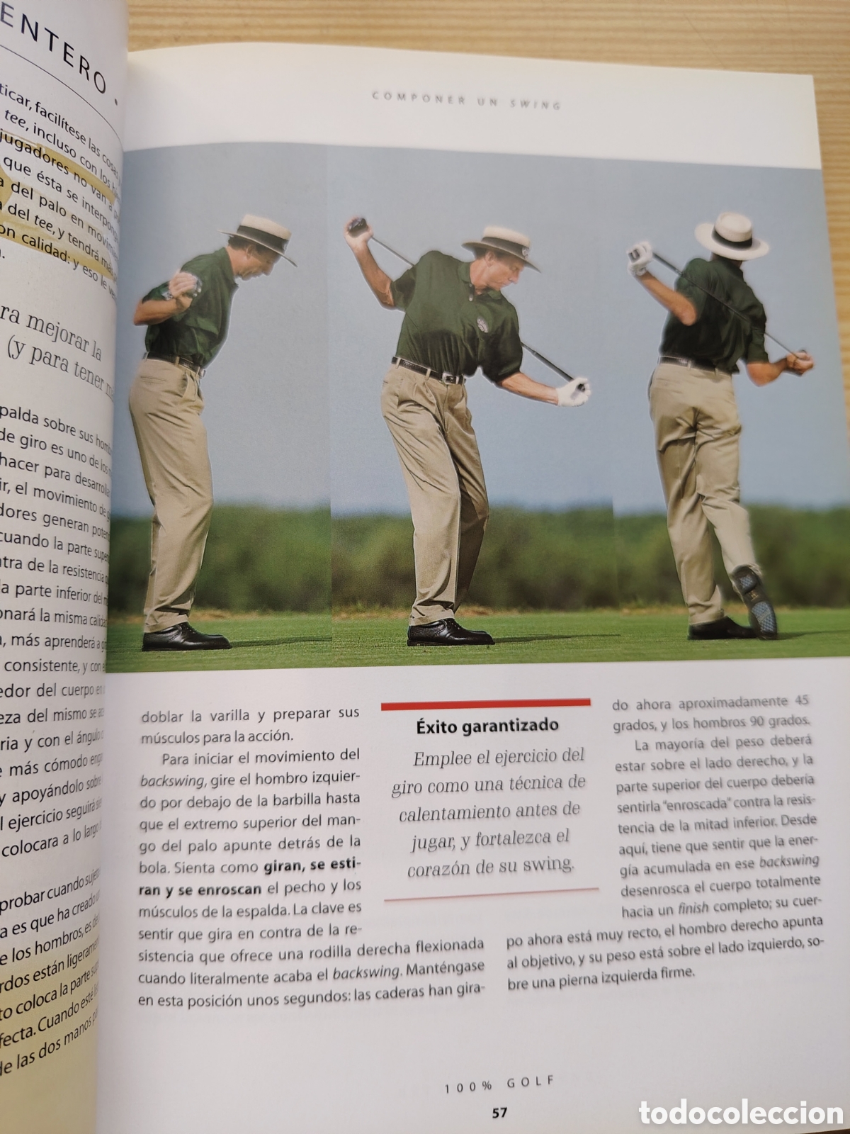 Libros: 100% golf. David Leadbetter - Foto 3
