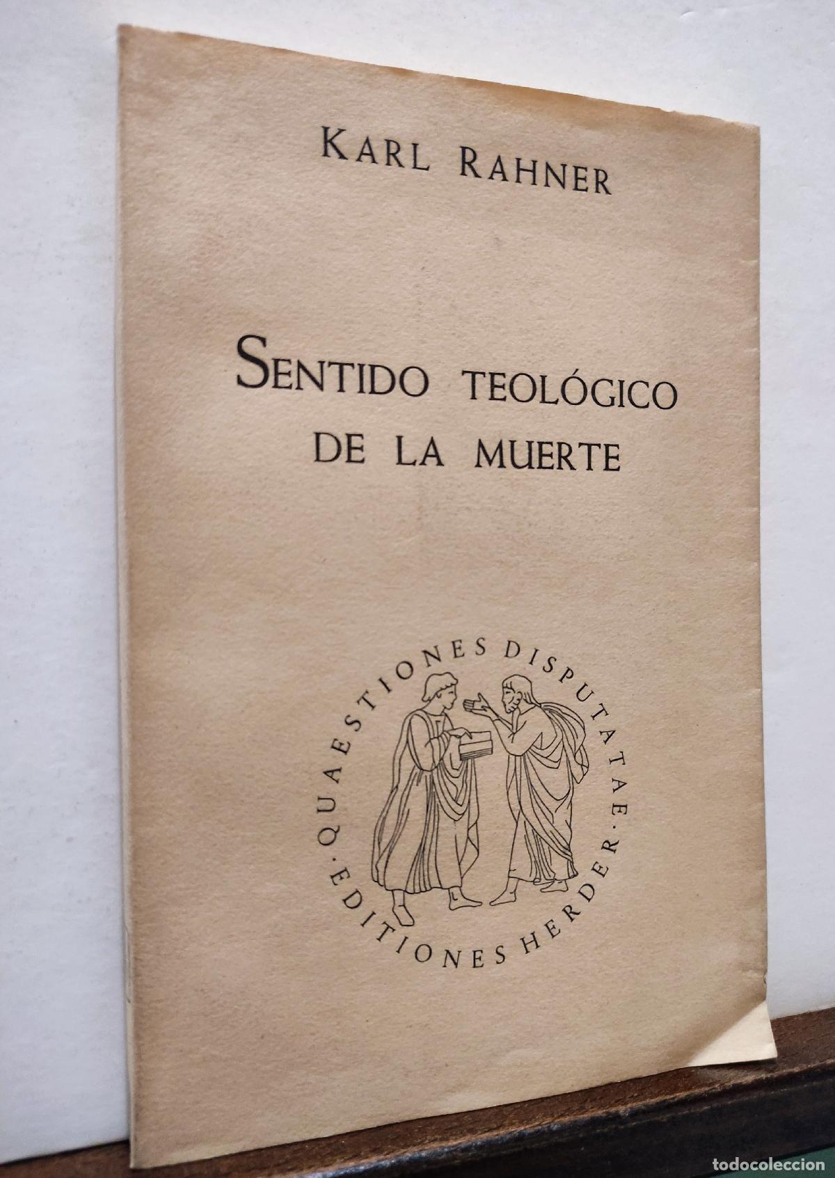 Libros: SENTIDO TEOLOGICO DE LA MUERTE - KARL RAHNER - Foto 2