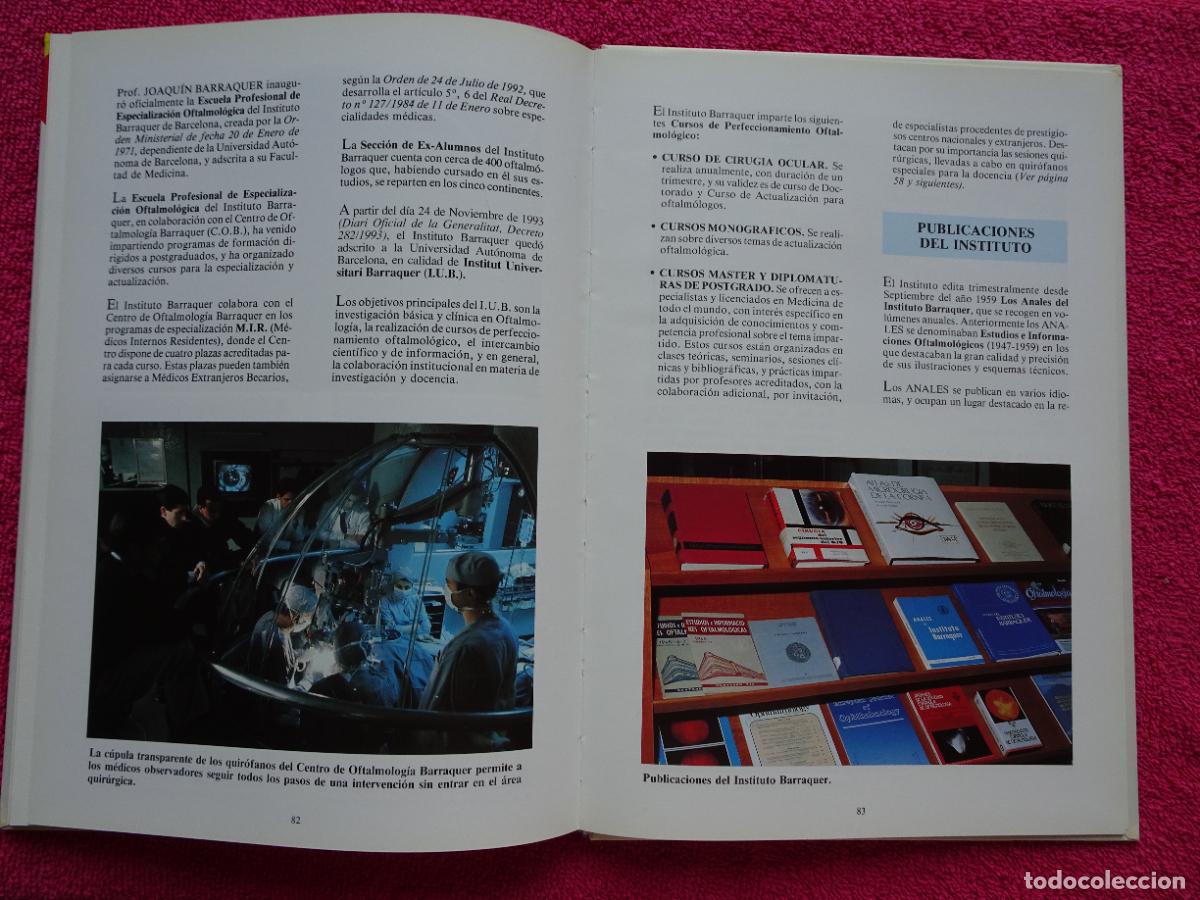 Libros: centro de oftalmolog&iacute;a barraquer 1997 con dedicatoria de Joaquim Barraquer - Foto 13