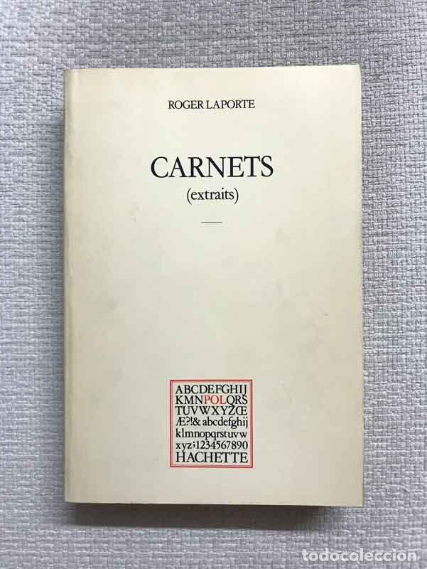 Libros: Carnets (extraits) - Roger Laporte - Foto 1