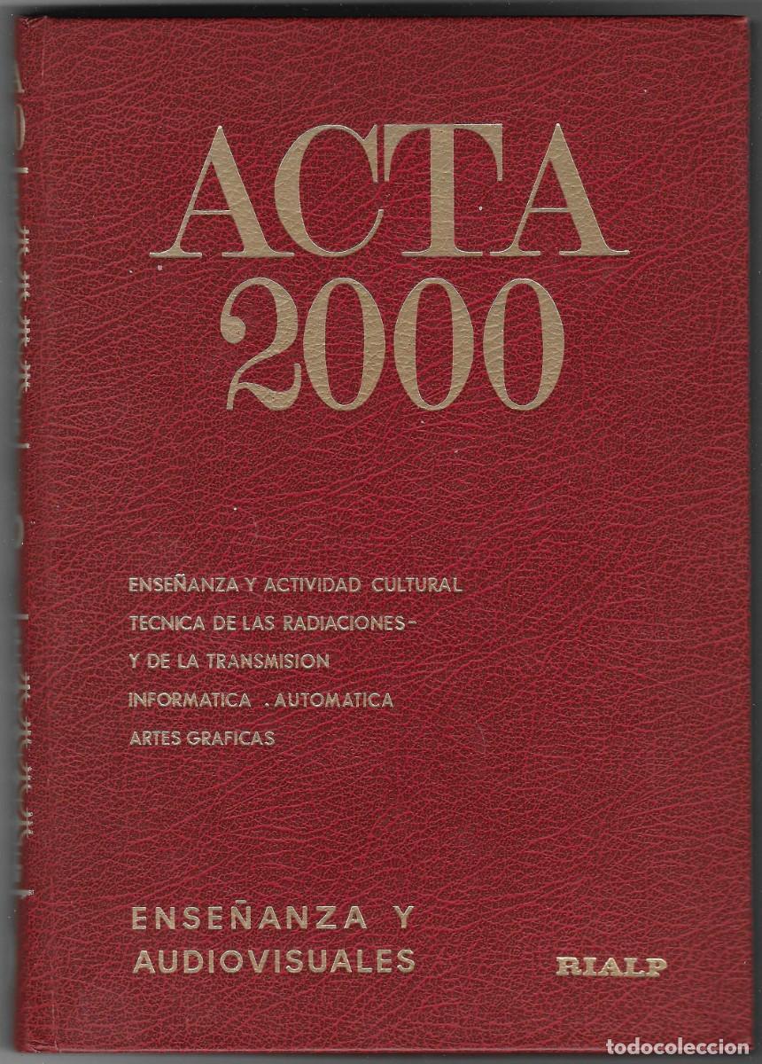 Libros: Libro. Acta 2000. Tomo 9. Enciclopedia Sistem&aacute;tica. ref. 27-674 - Foto 1