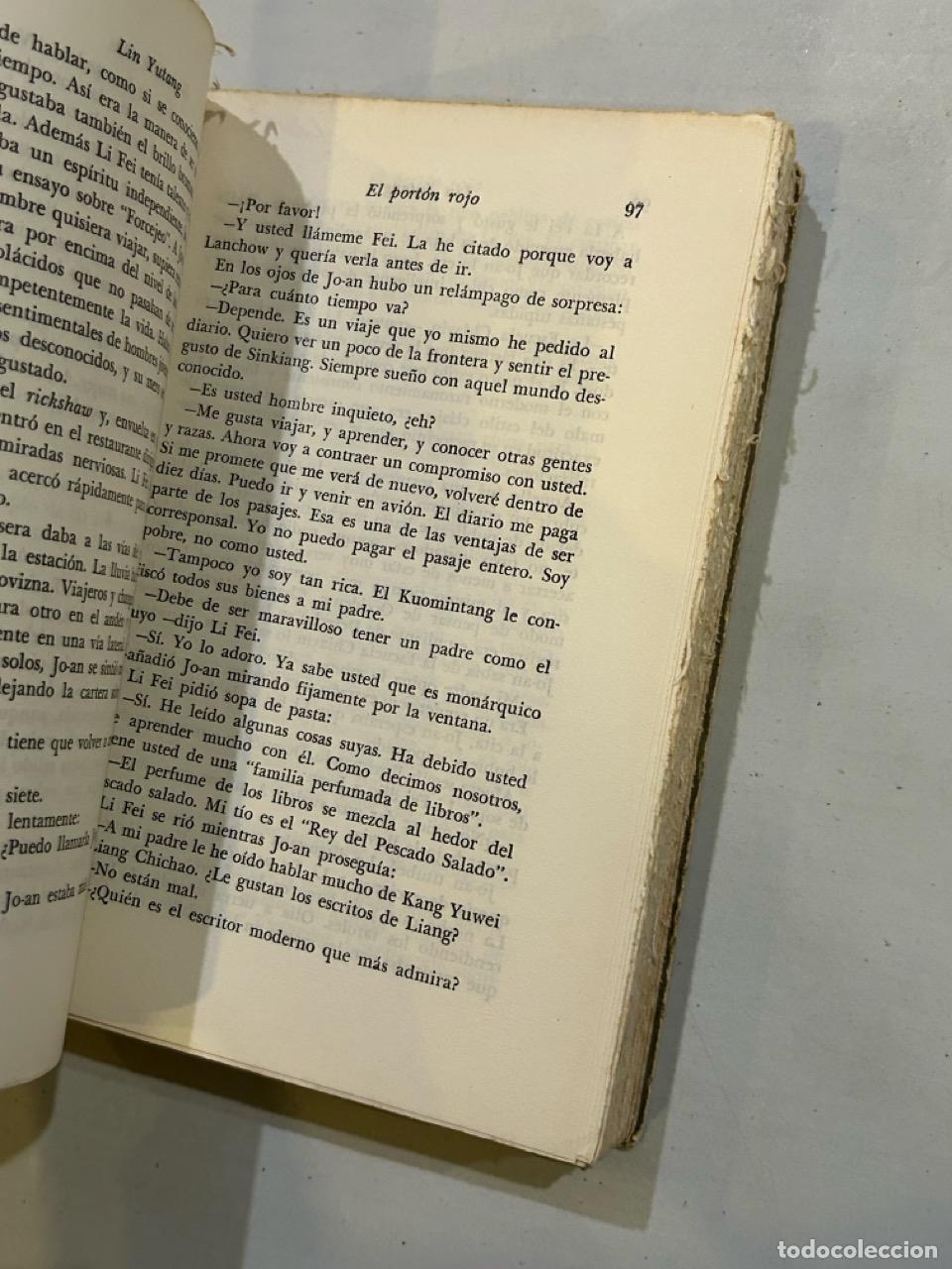 Libros: Lin Yutang - El port&oacute;n rojo - Foto 2
