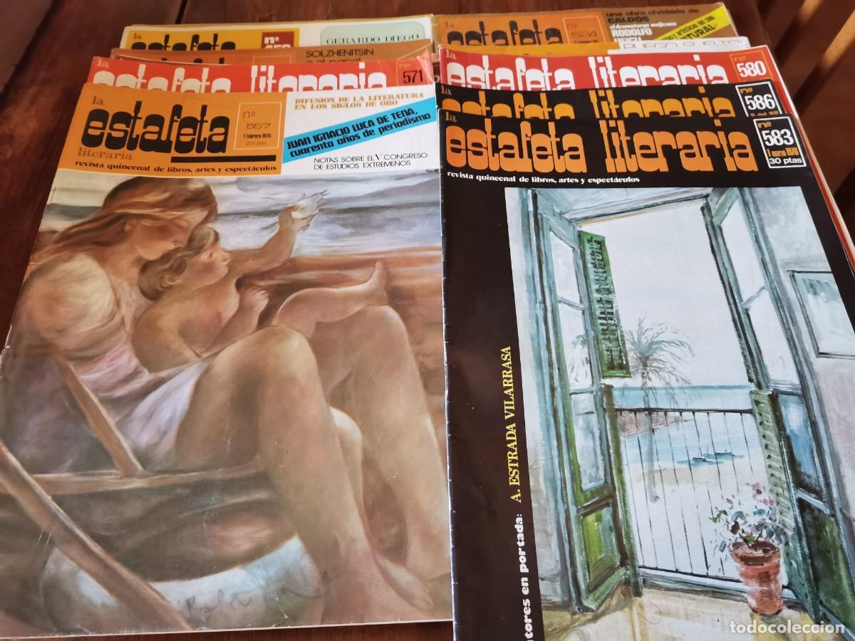 Libros: LOTE DE 16 REVISTAS.-LA ESTAFETA LITERARIA, REVISTA QUINCENAL DE LIBROS, ARTES Y ESPECT&Aacute;CULOS,