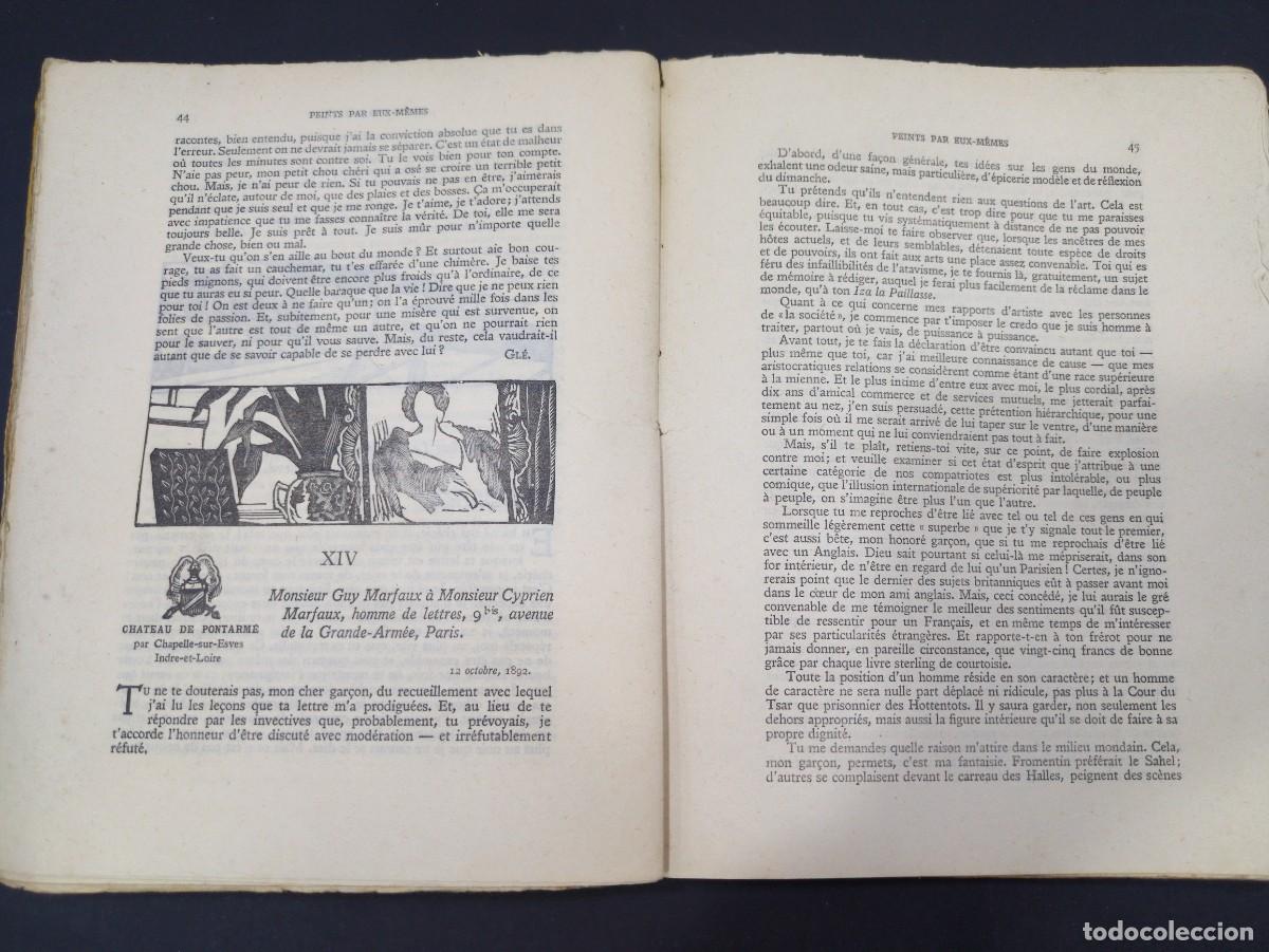 Libros: 1940 PEINTS PAR EUX MEMES - PAUL HERVIEU / EN FRANC&Eacute;S - Foto 4