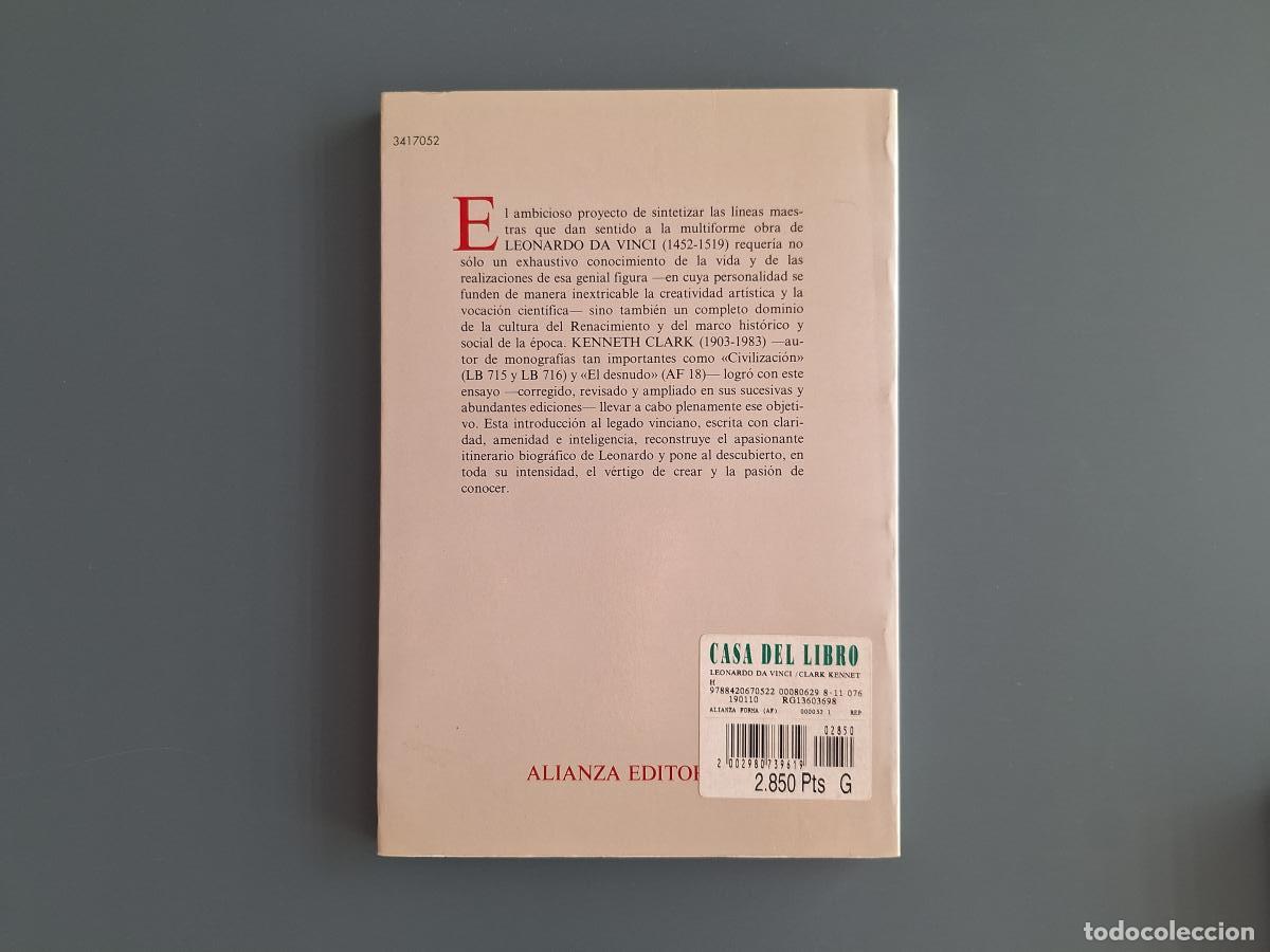 Libros: Leonardo da Vinci - Clark, Kenneth; Da Vinci, Leonardo - Foto 2