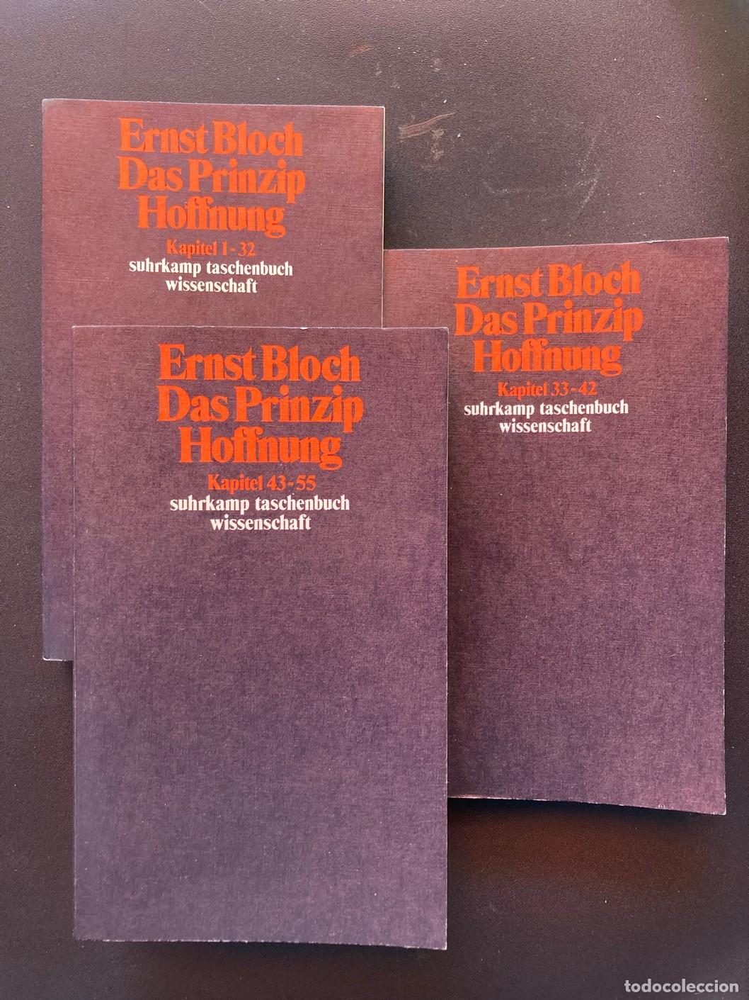 Libros: Ernst Bloch - Das Prinzip Hoffnung (3 b&auml;nde) - Foto 1