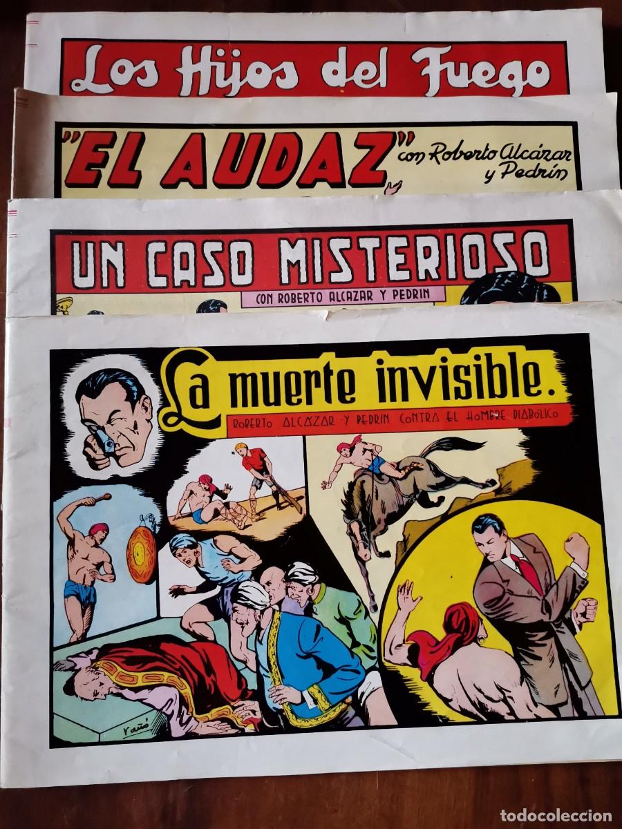 Libros: LOTE 4 N&Uacute;MEROS DE ROBERTO ALCAZAR Y PEDRIN (FACSIMIL) - Foto 1