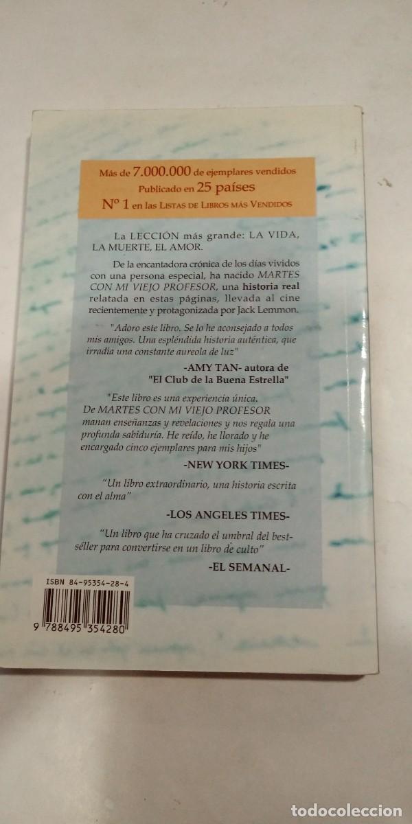 Libros: Martes con mi viejo profesor Mitch Albom - Foto 2