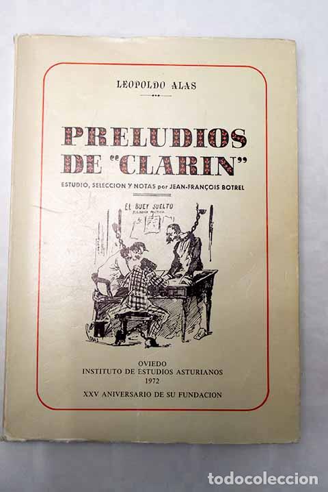 Libros: Preludios de Clar&iacute;n .- Botrel, Jean-Francois - Foto 1