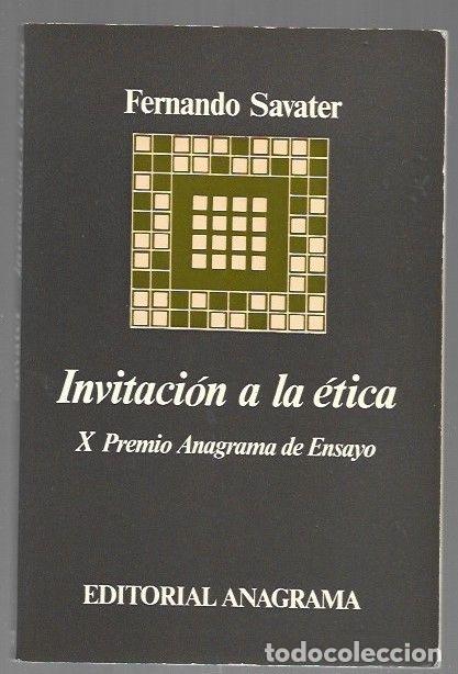 Libros: INVITACION A LA ETICA - SAVATER, FERNANDO - Foto 1