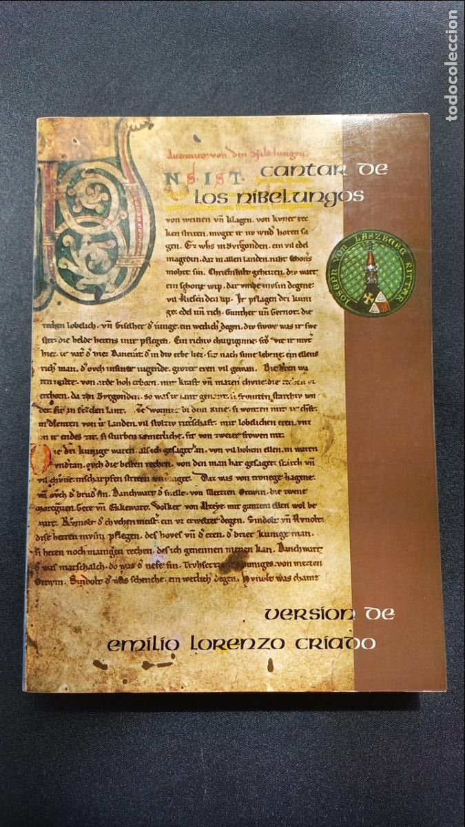 Libros: Emilio Lorenzo Criado (Version) - Cantar de los Nibelungos - Foto 1