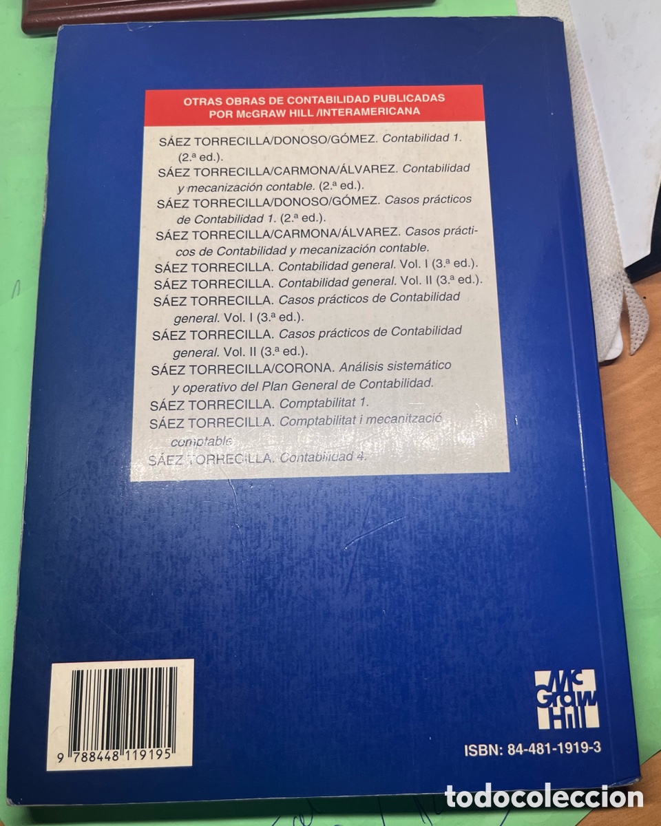 Libros: PLAN GENERAL DE CONTABILIDAD 1991 - Foto 2