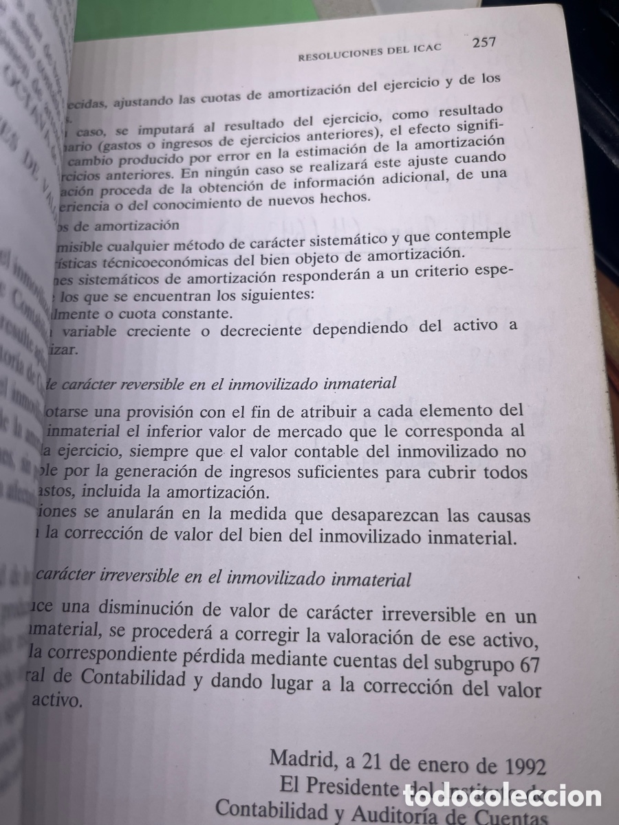 Libros: PLAN GENERAL DE CONTABILIDAD 1991 - Foto 3