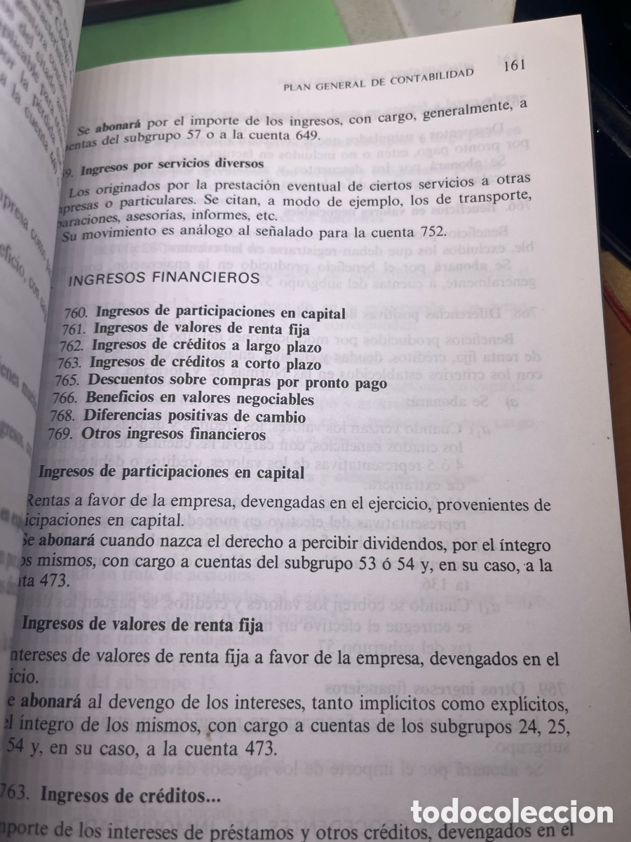 Libros: PLAN GENERAL DE CONTABILIDAD 1991 - Foto 4