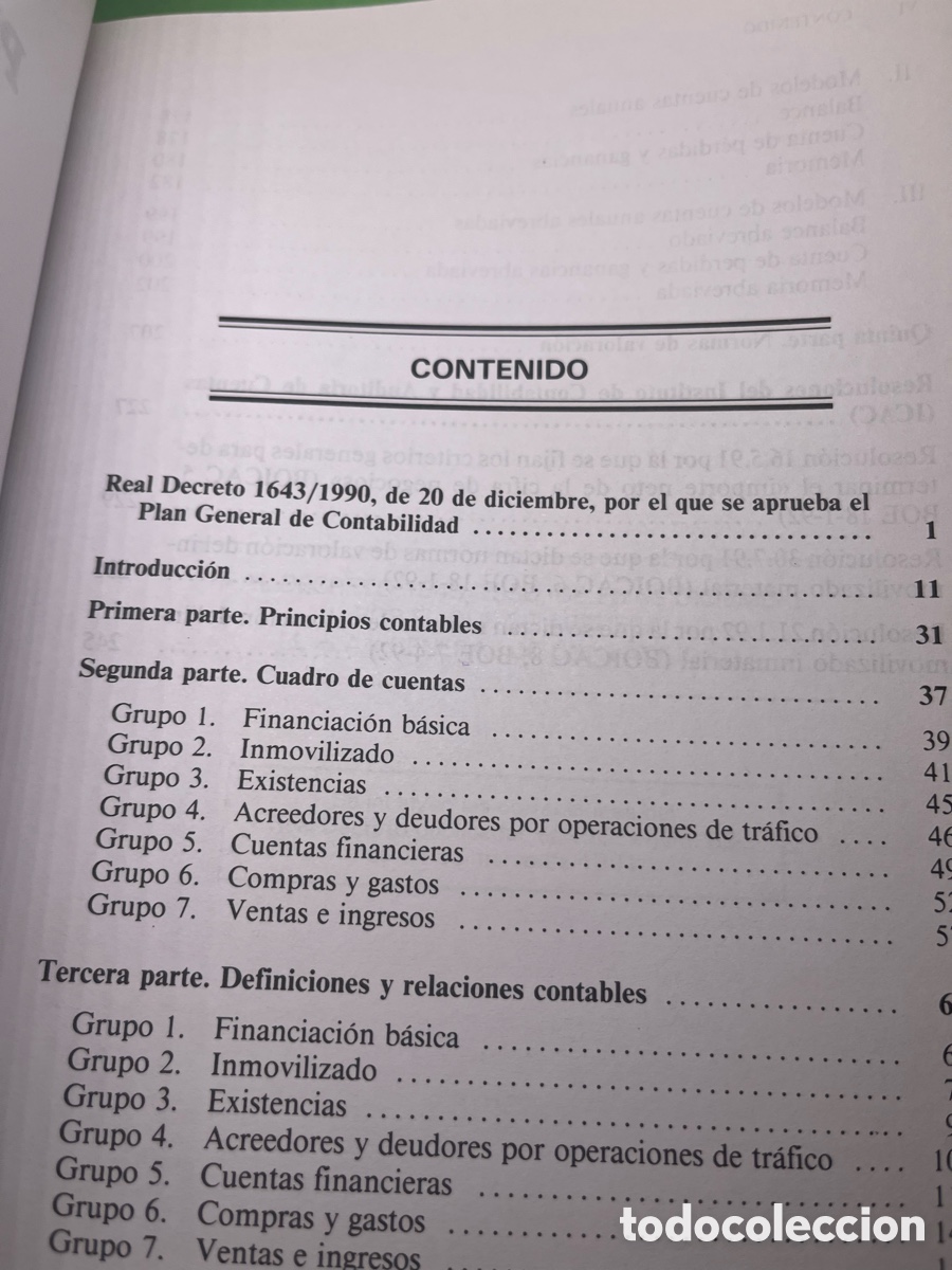 Libros: PLAN GENERAL DE CONTABILIDAD 1991 - Foto 5