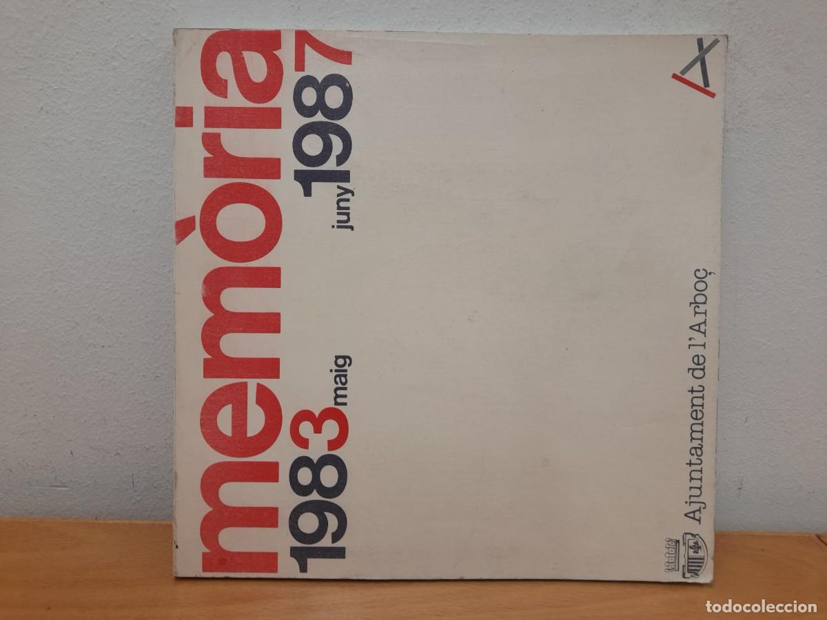 Libros: AJUNTAMENT DE LARBO&Ccedil;, MEM&Ograve;RIA 1983-1987. EN CATAL&Agrave;. - Foto 1