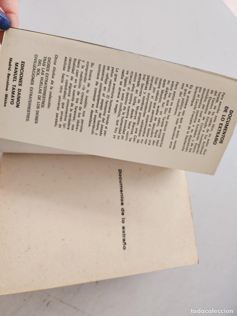 Libros: DOCUMENTOS DE LO EXTRA&Ntilde;O - TARADE, GUY - Foto 5