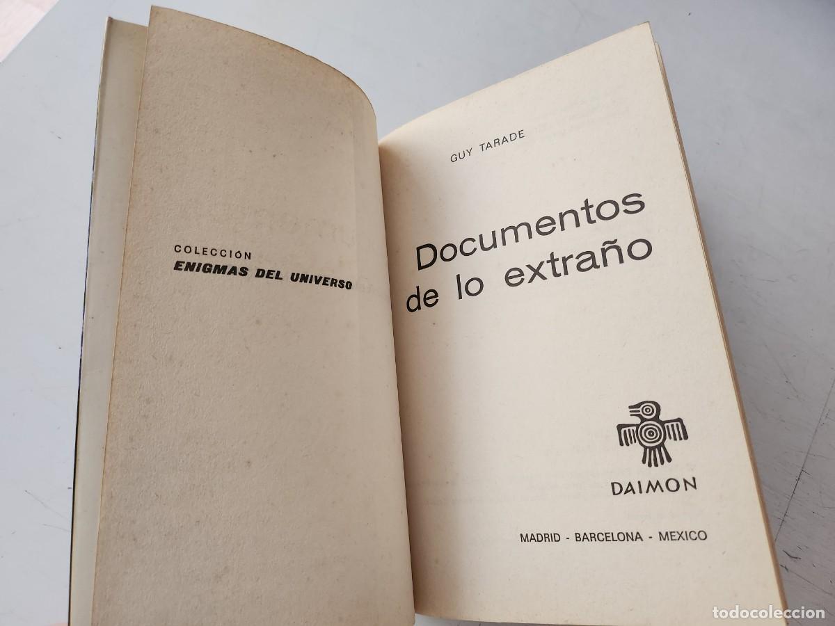 Libros: DOCUMENTOS DE LO EXTRA&Ntilde;O - TARADE, GUY - Foto 6