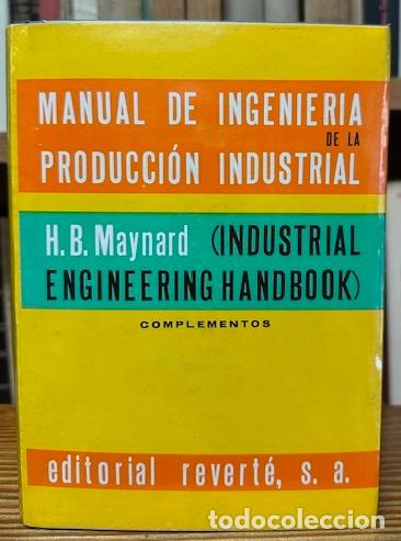 Libros: MANUAL DE INGENIERIA DE LA PRODUCCION INDUSTRIAL. (Industrial, Engineering, Handbook). COMPLEMENTOS - Foto 1