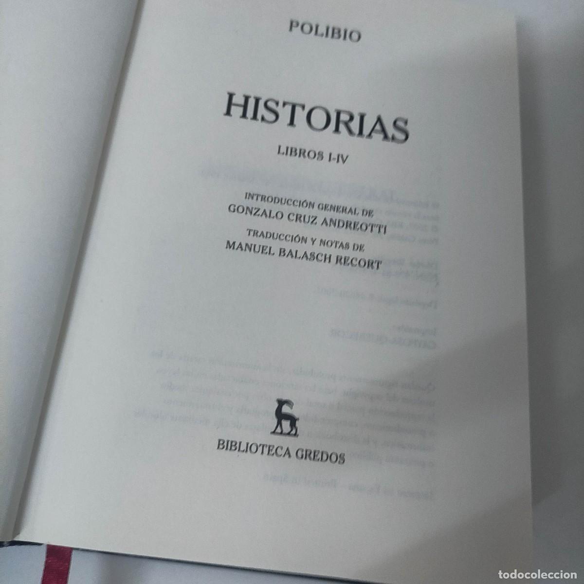 Libros: POLIBIO HISTORIAS I BIBLIOTECA GREDOS - Foto 3