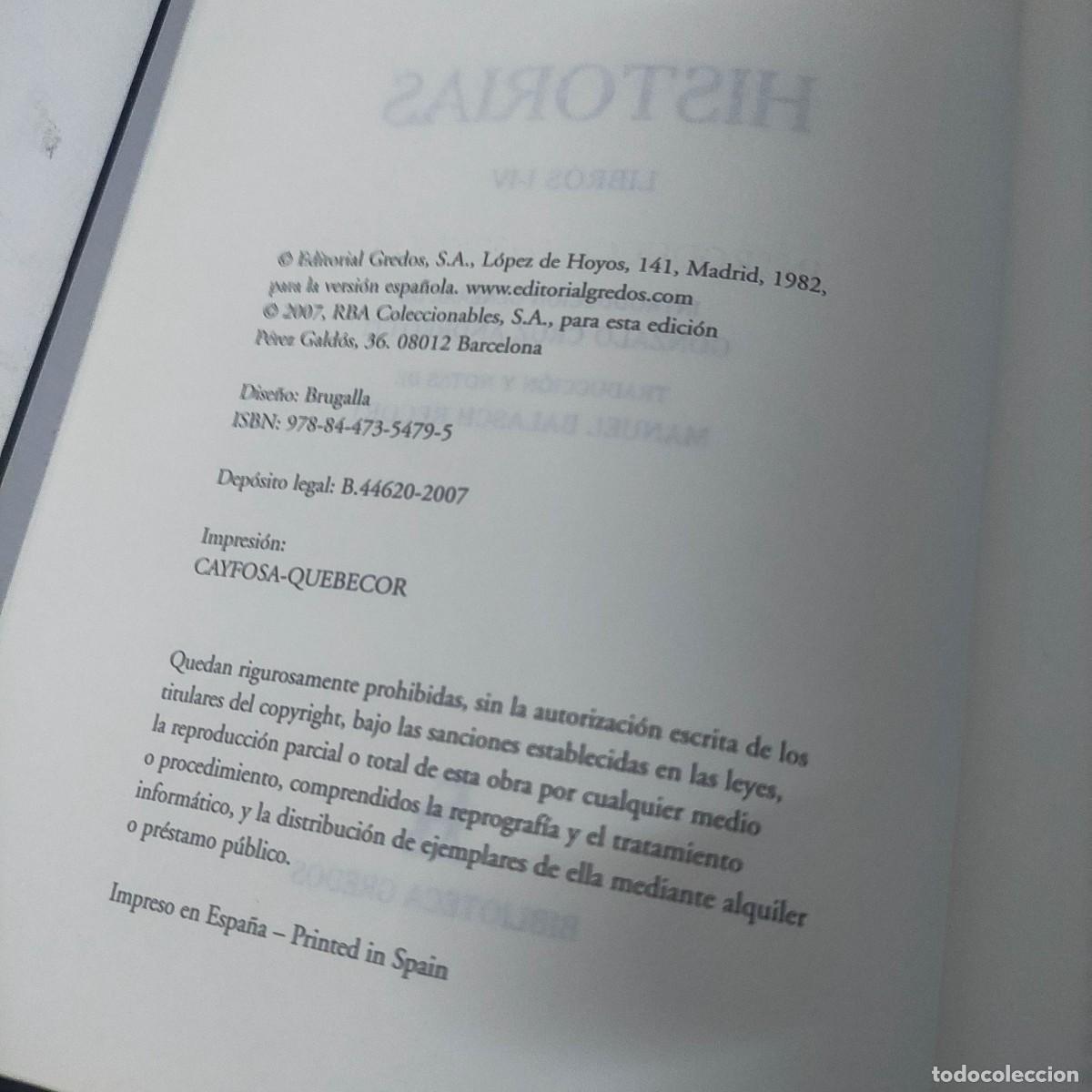 Libros: POLIBIO HISTORIAS I BIBLIOTECA GREDOS - Foto 4