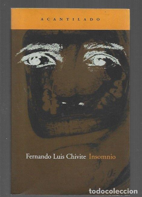 Libros: INSOMNIO - CHIVITE, FERNANDO LUIS - Foto 1