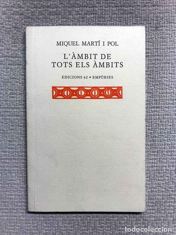 Libros: L&agrave;mbit de tots els &agrave;mbits - Miquel Mart&iacute; i Pol - Foto 1