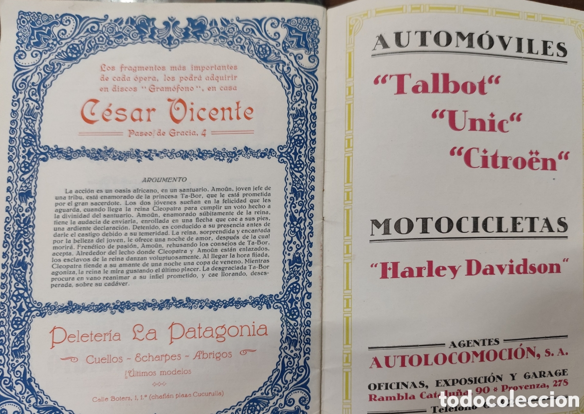Libros: GRAN TEATRO DEL LICEO. Programa oficial Primavera 1924 - Foto 4